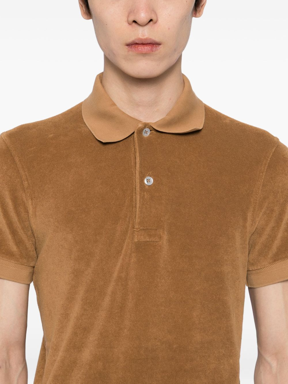 cotton-blended polo shirt - 4