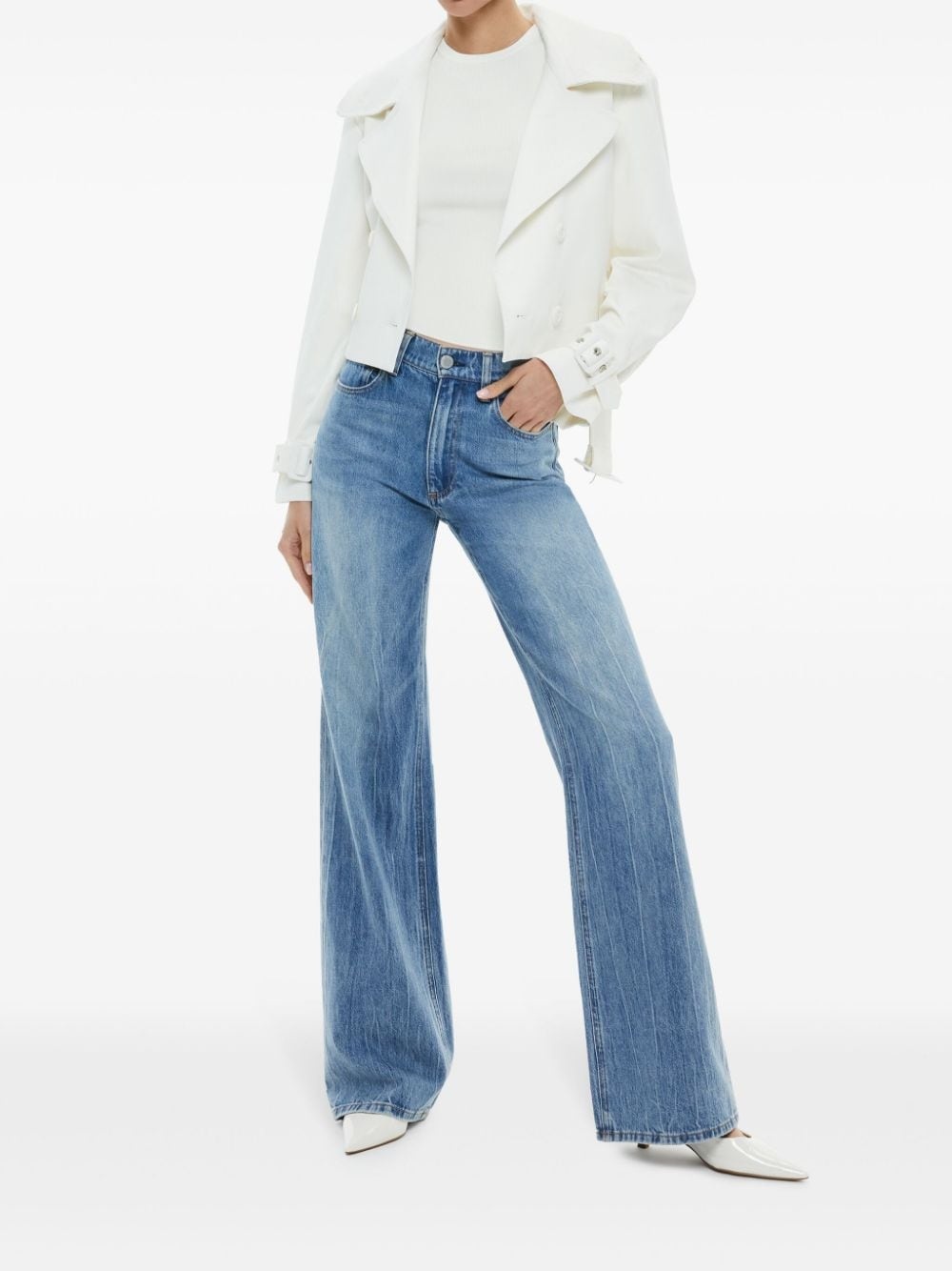 Keith cropped trench jacket - 3