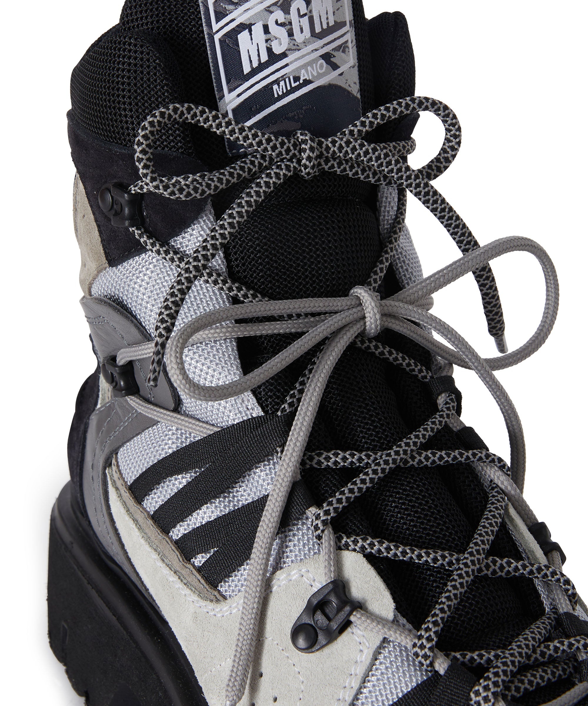 MSGM Trekking Boots in Leather - 4