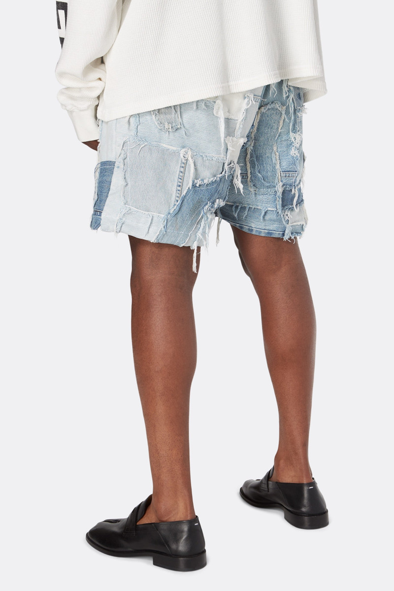 PATCHWORK DENIM ZUMA SHORTS 12