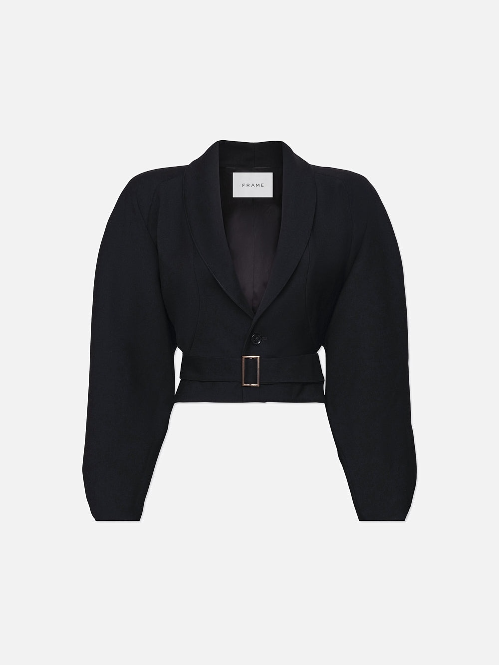 Raglan Wrap Jacket in Black - 1