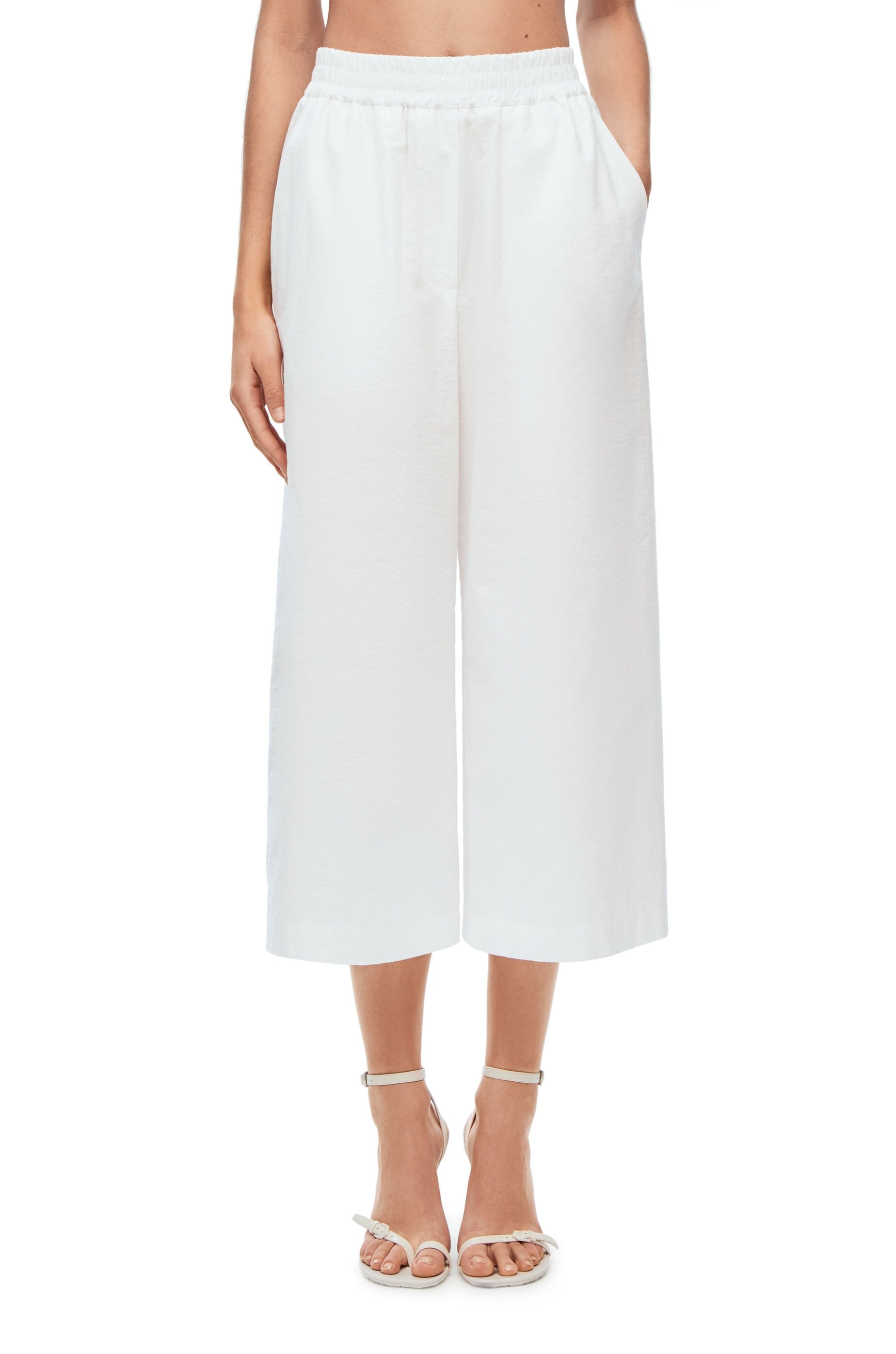 Cropped trousers in cotton - 3