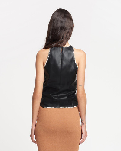 Nanushka Okobor™ Alt-Leather Top outlook