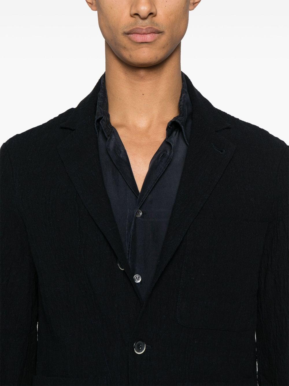 textured blazer - 5