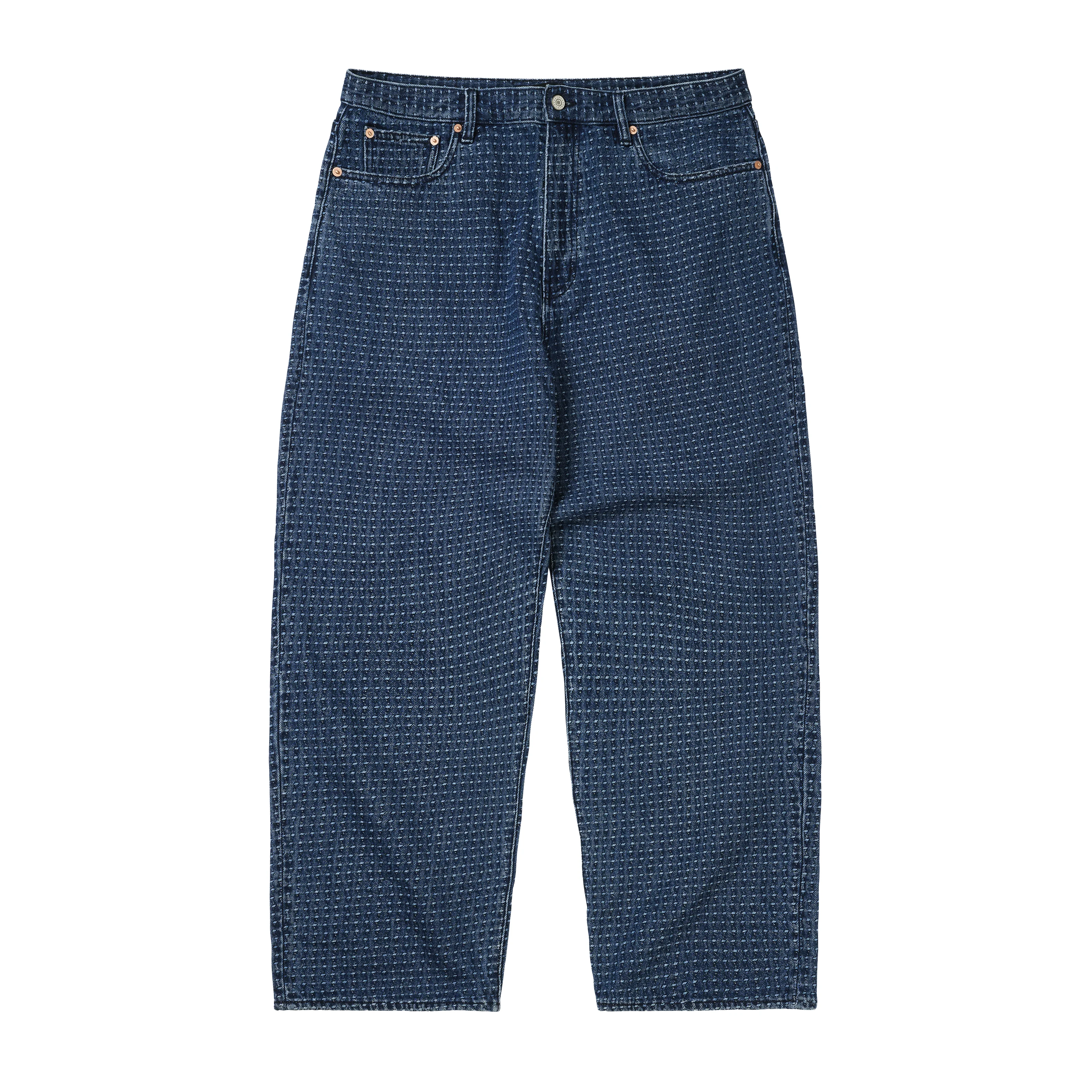 P90 BAGGY STITCH JEAN MID INDIGO - 1