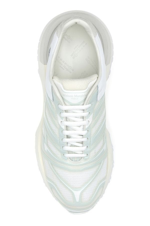 スニーカー MAISON MARGIELA White Mesh And Rubber Sneakers Maison Margiela White mesh and rubber sneakers