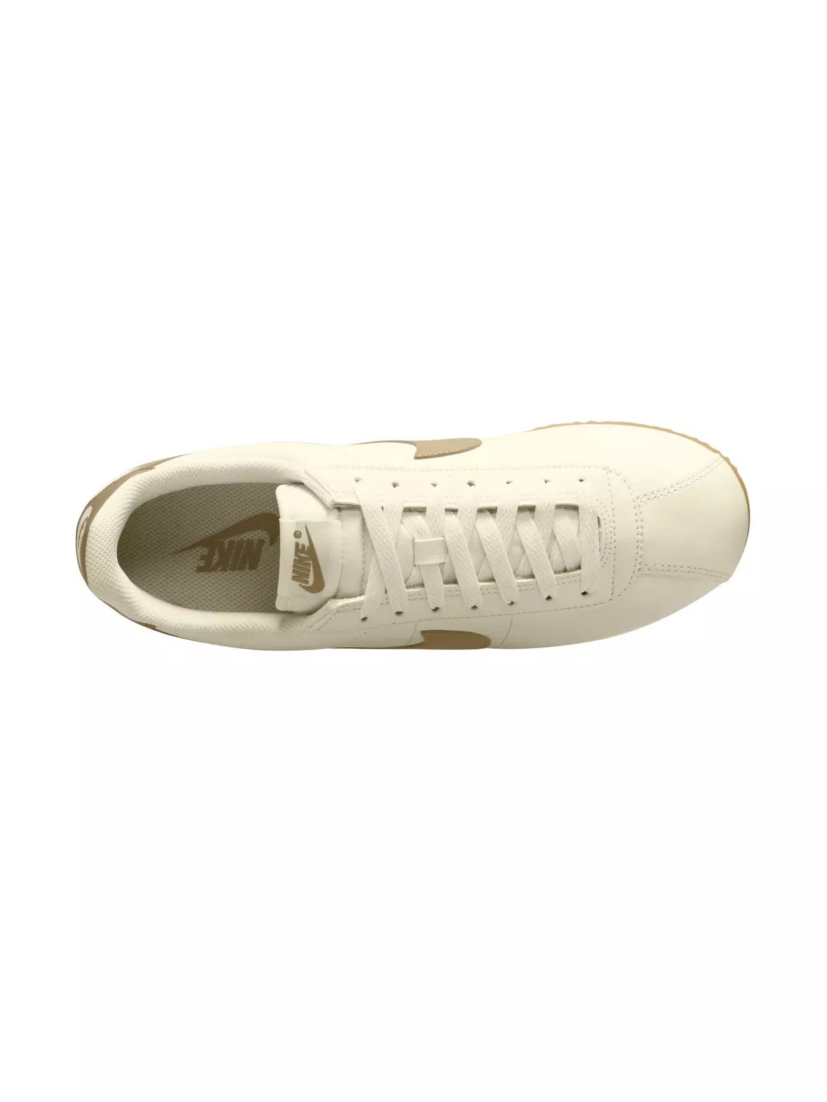 Cortez Leather "Sail/Parachute Beige/Gum Yellow" Men's Shoe - 8