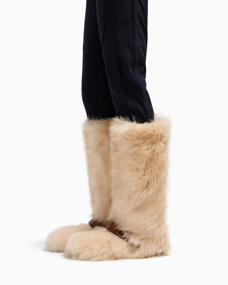 GIORGIO ARMANI NEVE SHEEPSKIN BOOTS 7
