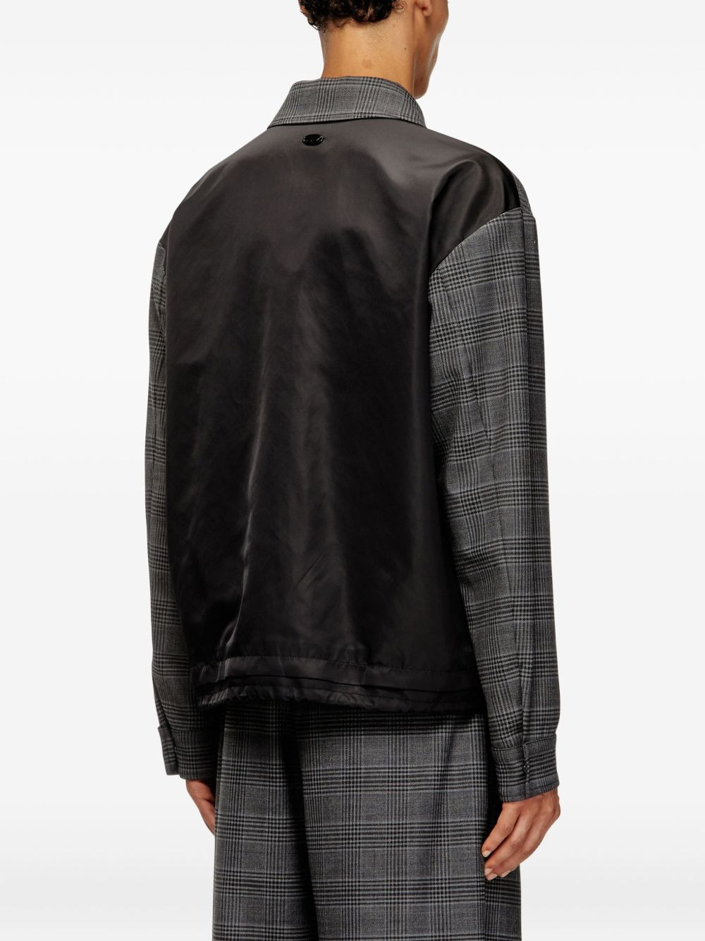 J-Ting checked zip-up shirt jacket - 4