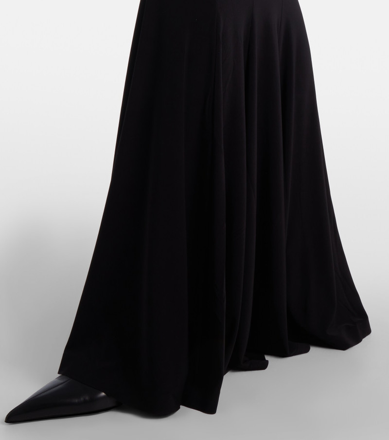 Off-shoulder jersey maxi dress 5