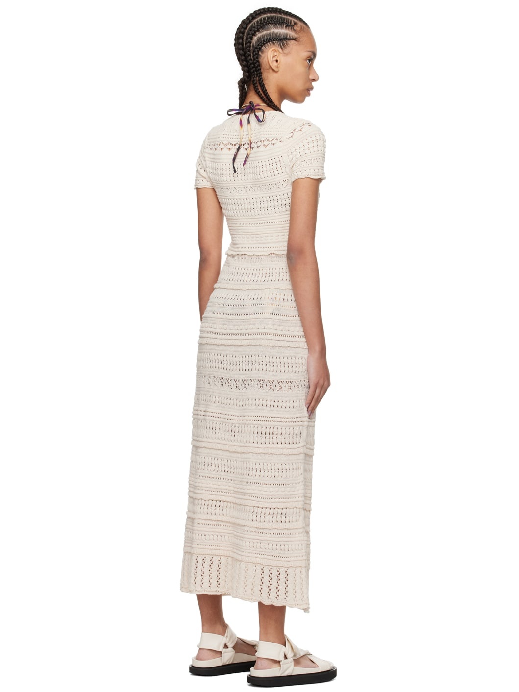 Off-White Jinny Midi Dress - 3