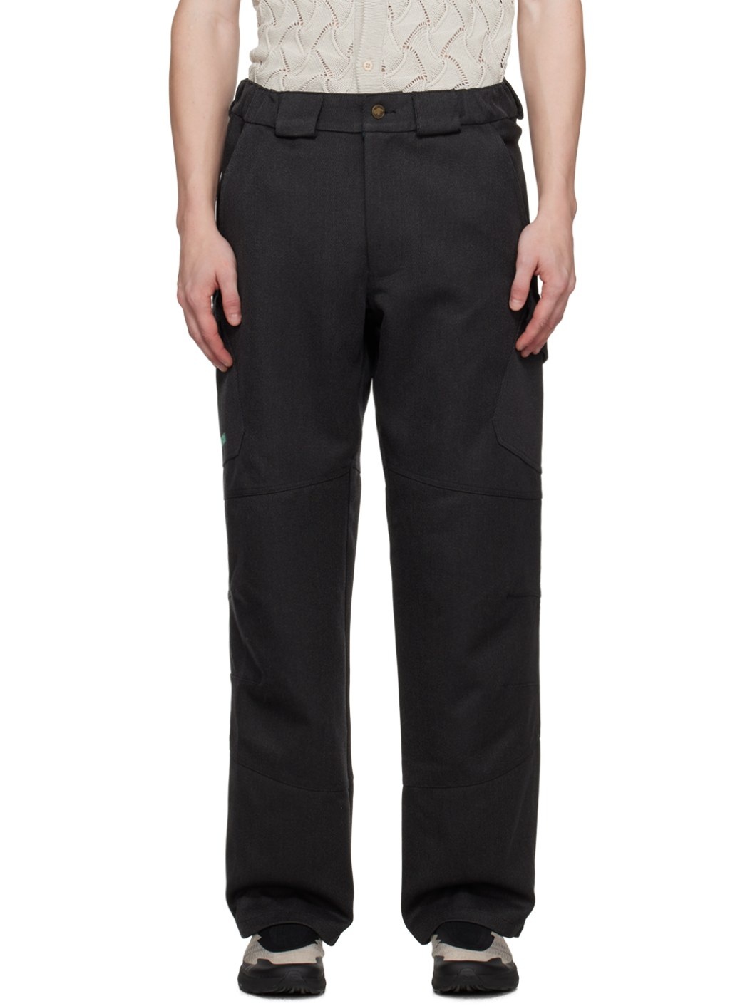 Gray Deadstock Cargo Pants - 1