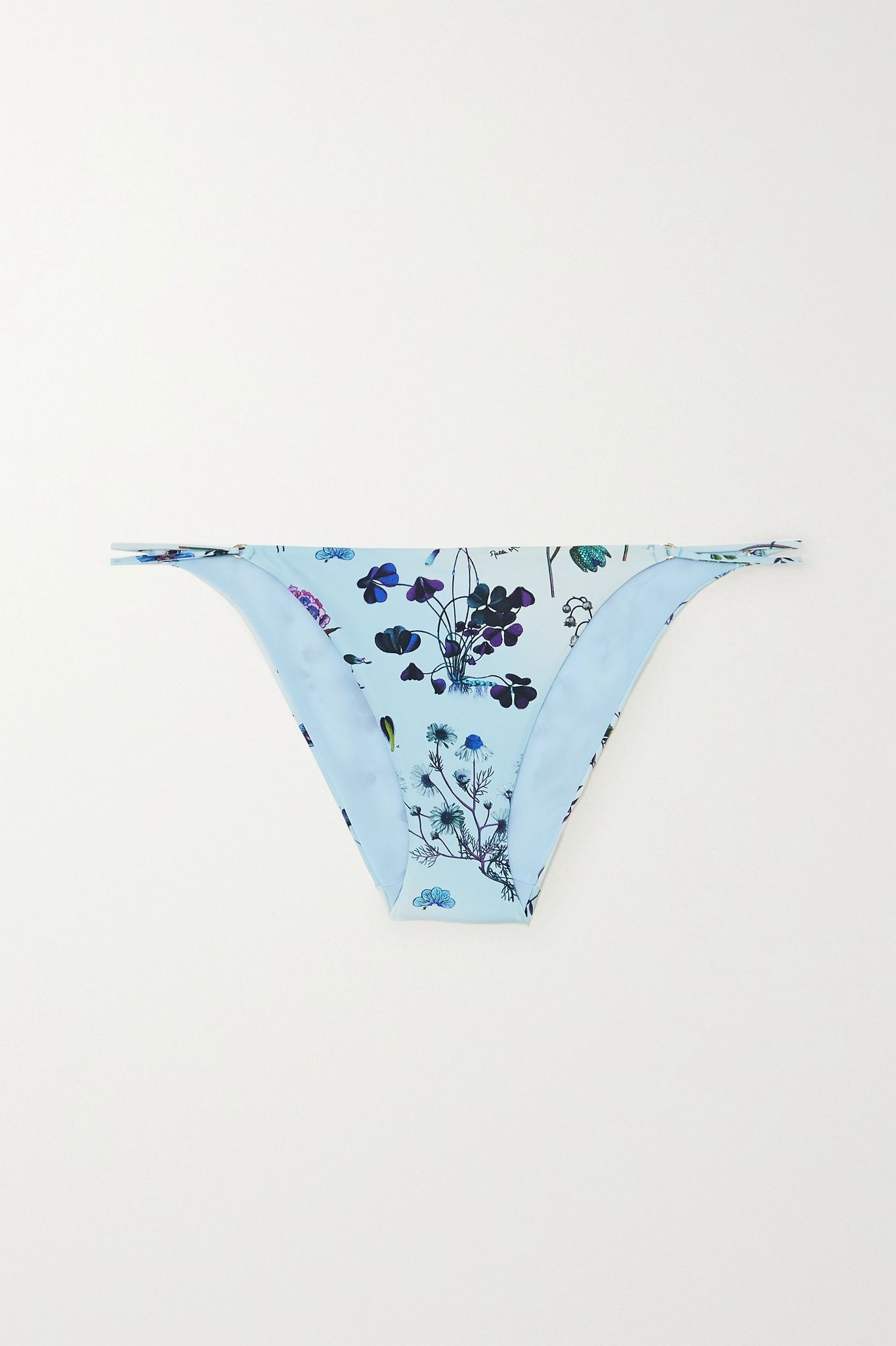 Trippy floral-print bikini briefs - 1