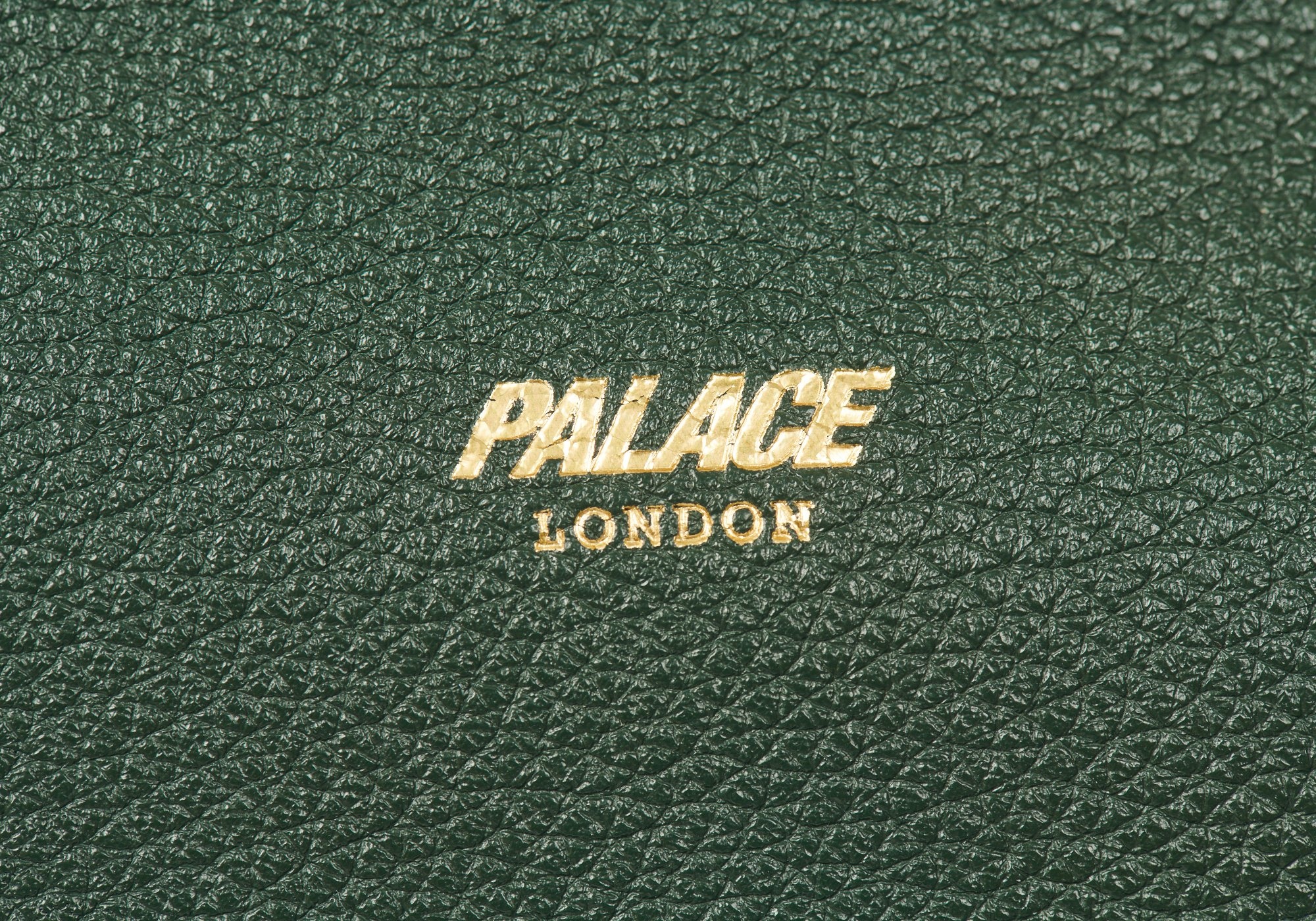 PALACE LEATHER BUM BAG GREEN - 19