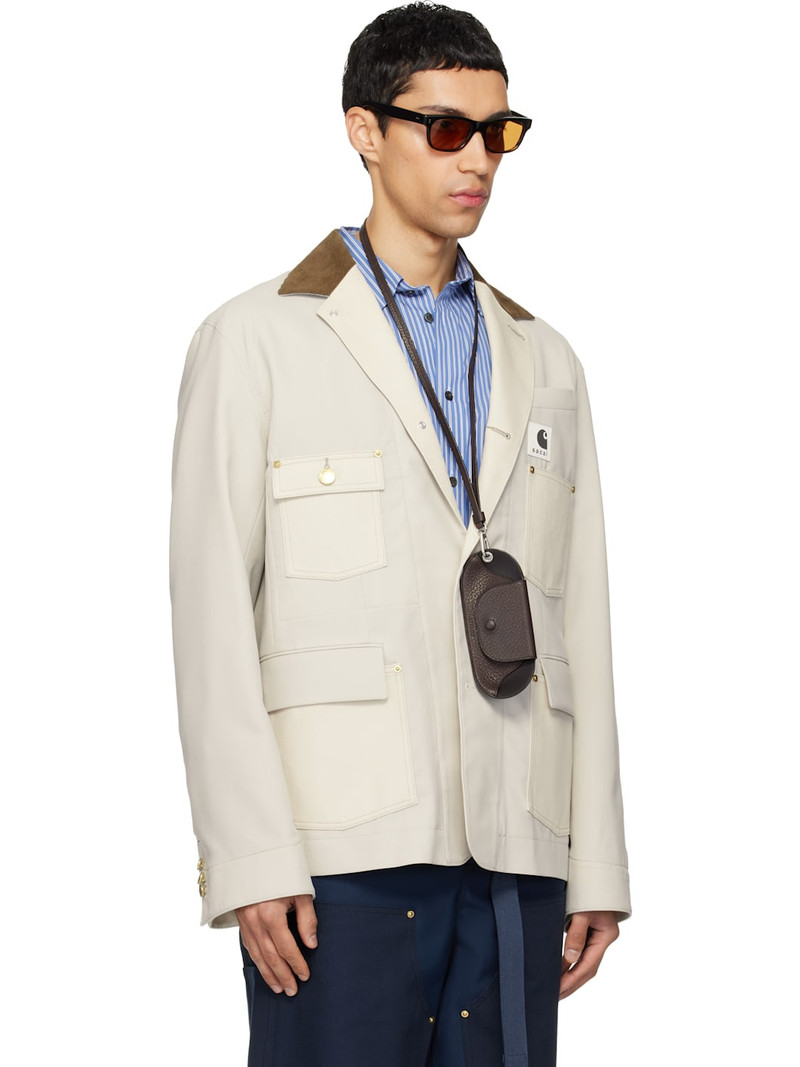 Off-White Carhartt WIP Edition Suiting & Duck Blazer 2