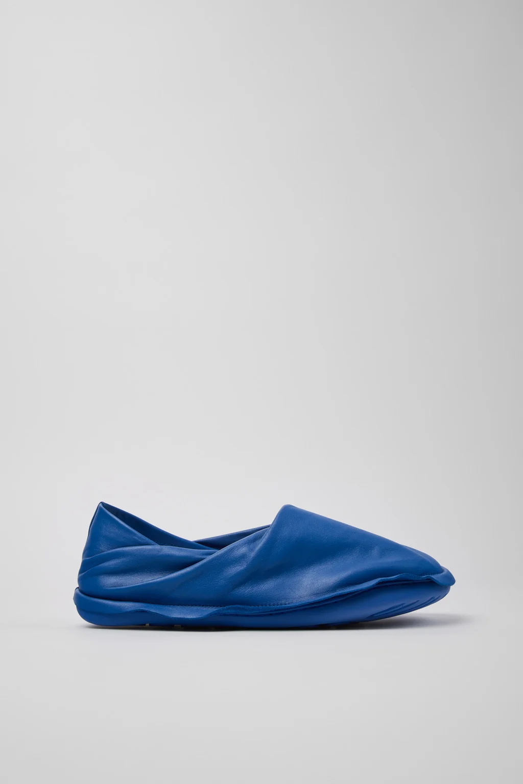 Camper x ISSEY MIYAKE - Peu Form Blue Leather Moccasins for Men. - 1