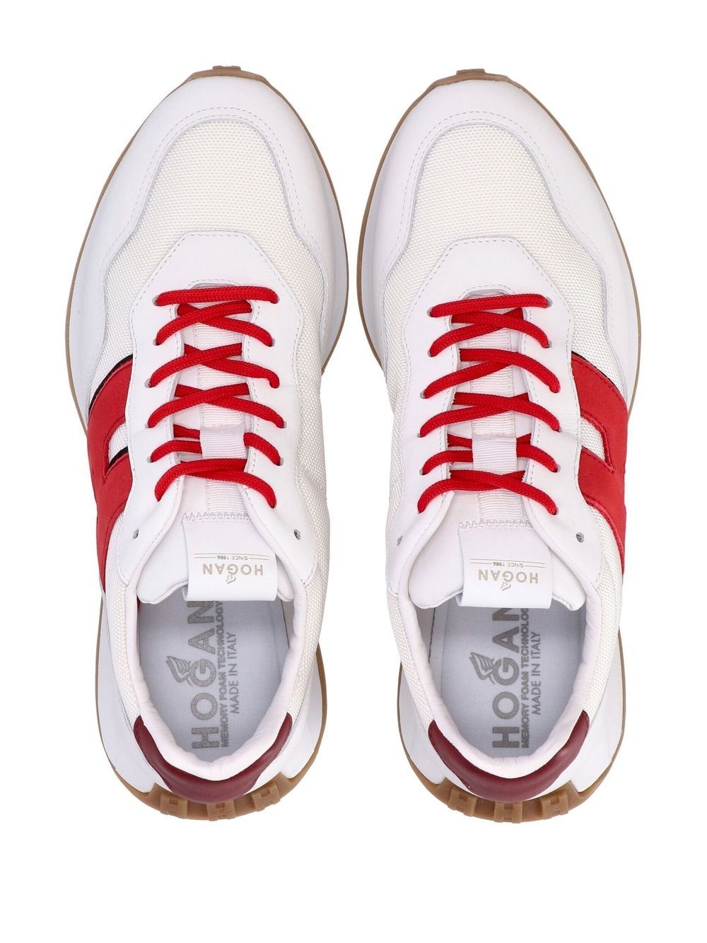 logo-patch low-top sneakers - 4