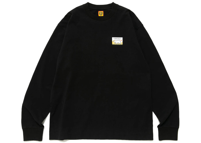 Human Made Human Made Polar Bear Graphic L/S Tee Black outlook