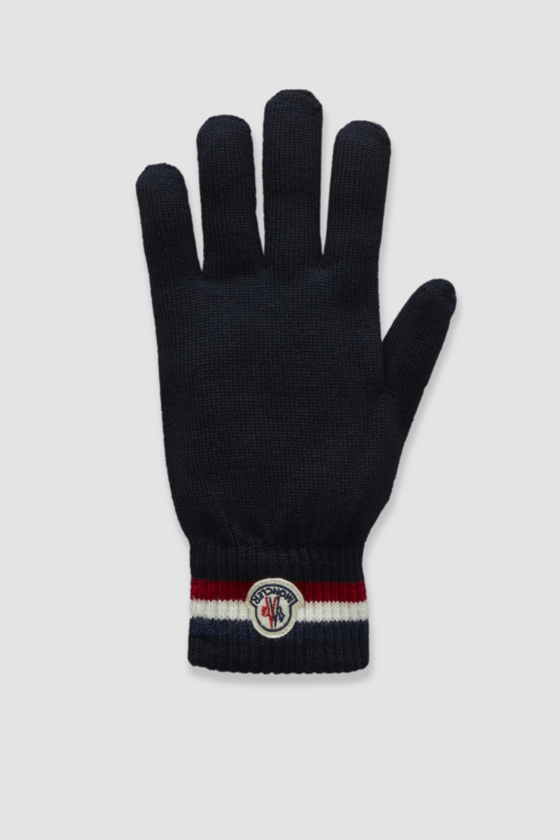 Tricolor Wool Gloves - 1