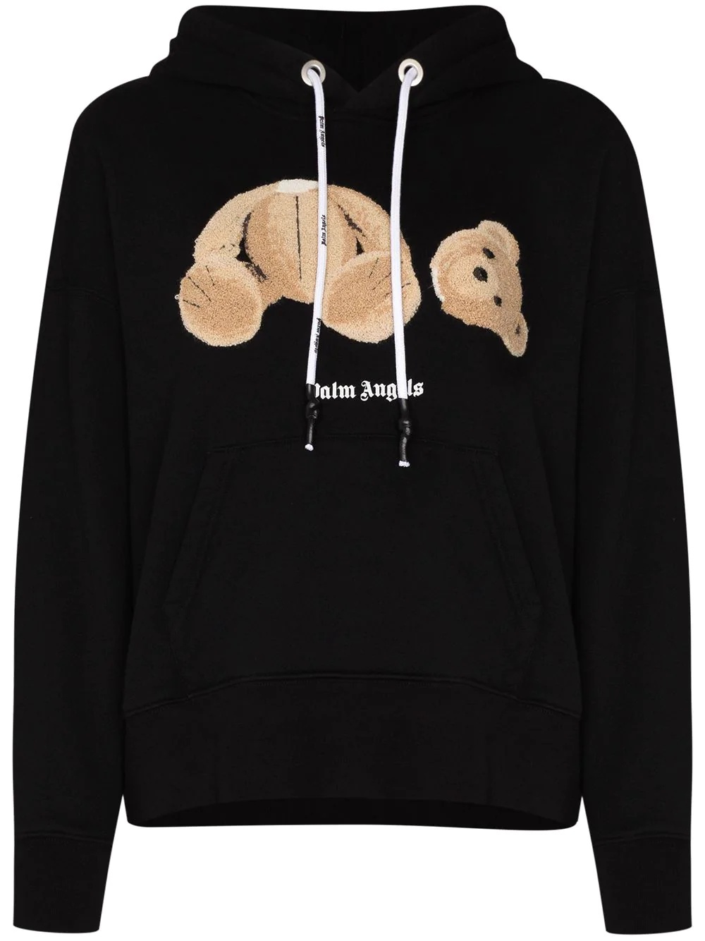 bear print hoodie - 1