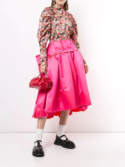 Comme Des Garçons oversized pleated skirt outlook