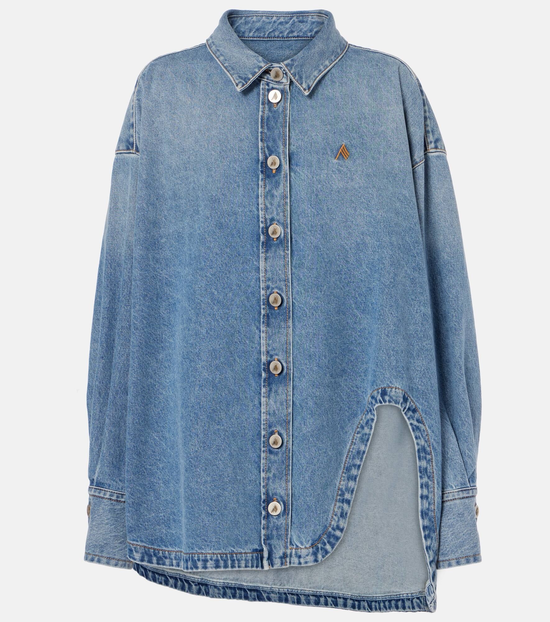 Diana asymmetric denim shirt - 1
