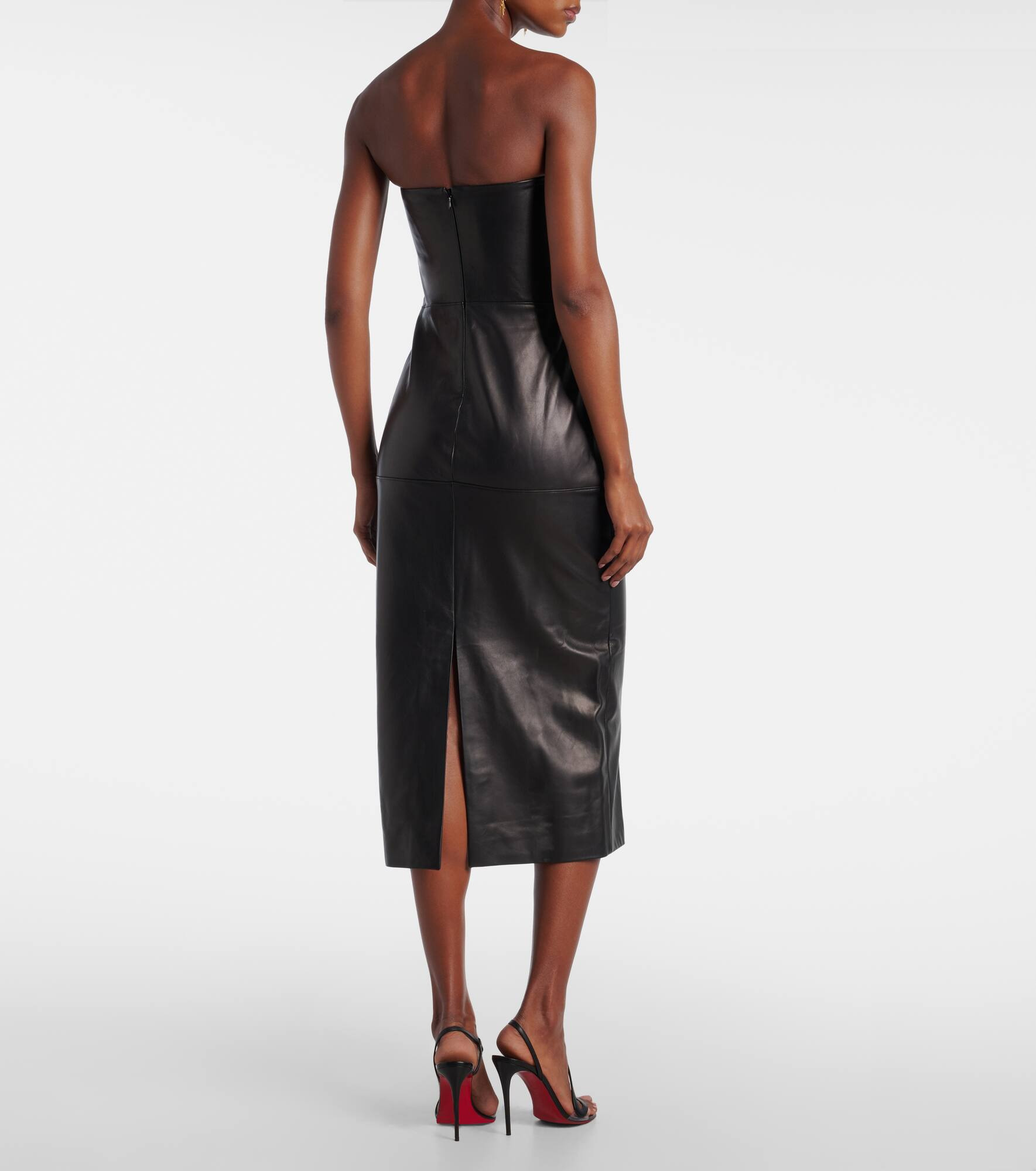Leather corset dress - 3