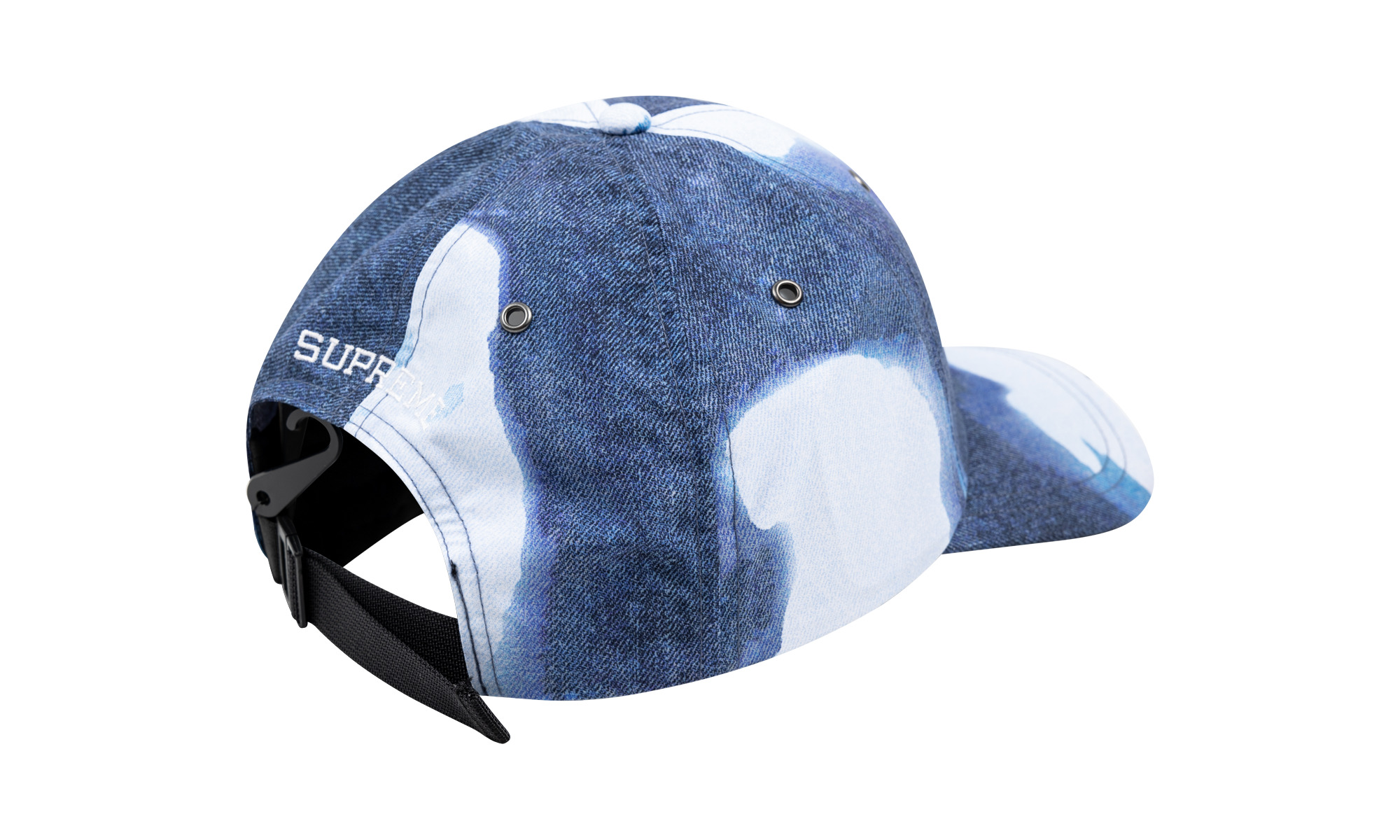 Supreme TNF Bleached Denim Print 6-Panel - 3