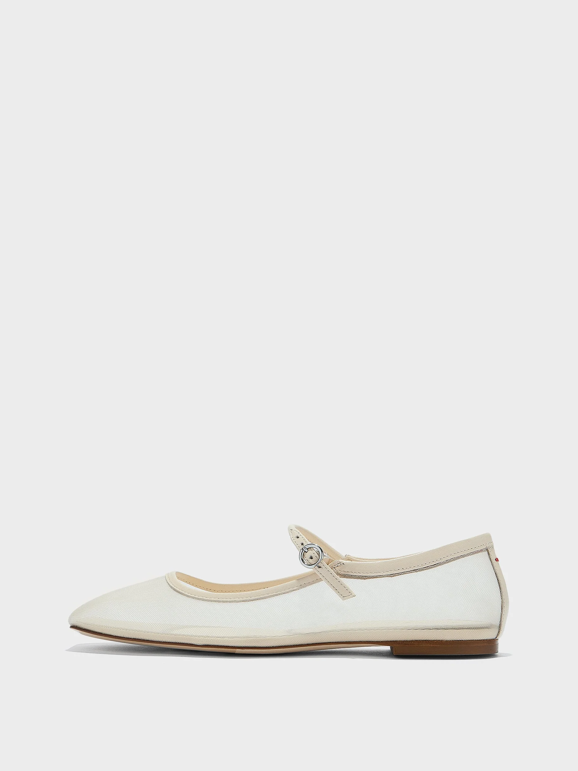 Uma Mesh Mary-Jane Flats - 1