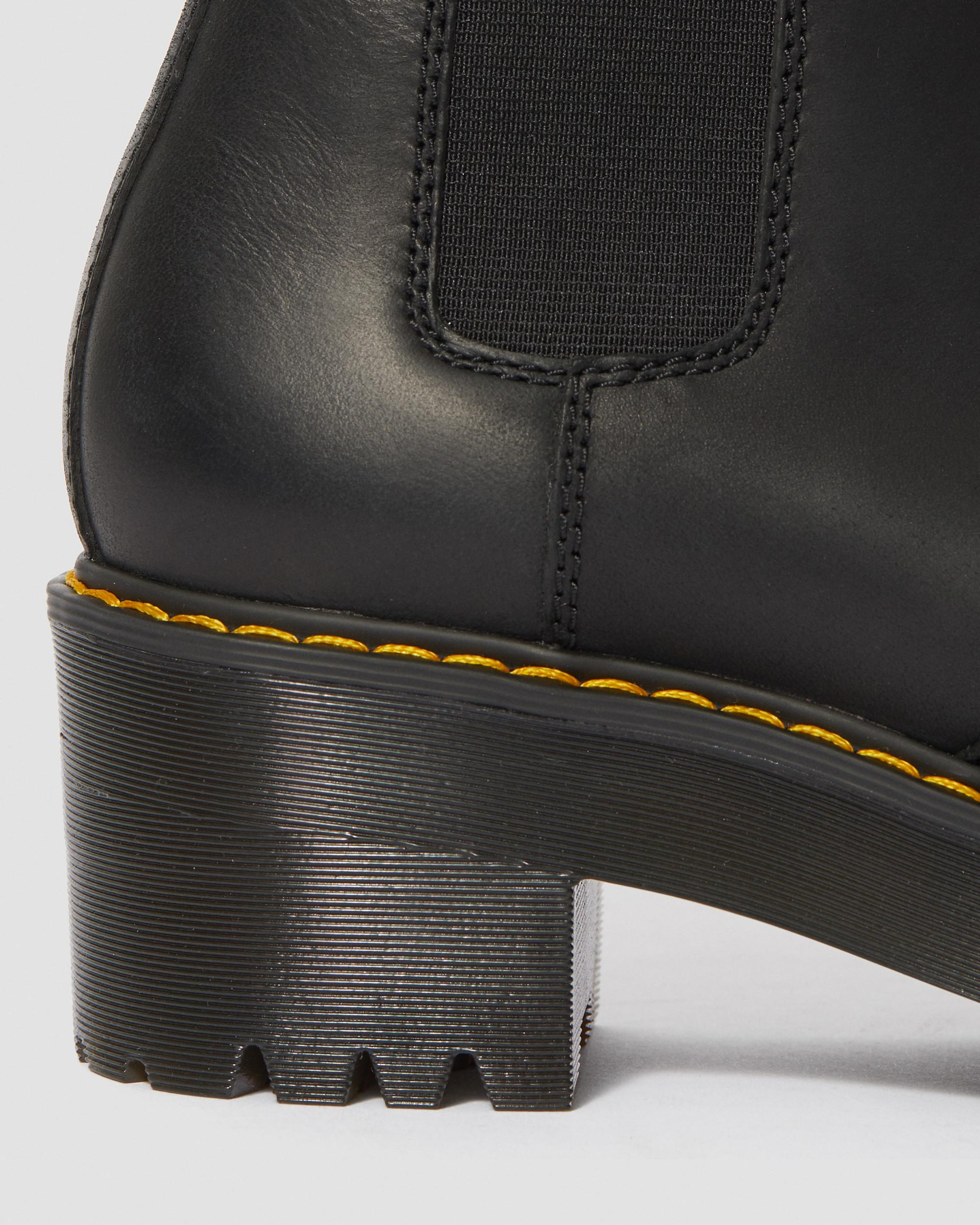 Rometty Wyoming Leather Platform Chelsea Boots - 3