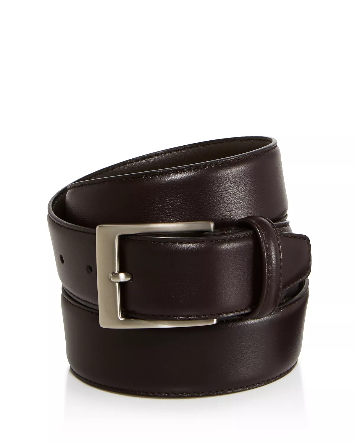 Men's Basic Smooth Leather Belt - 1