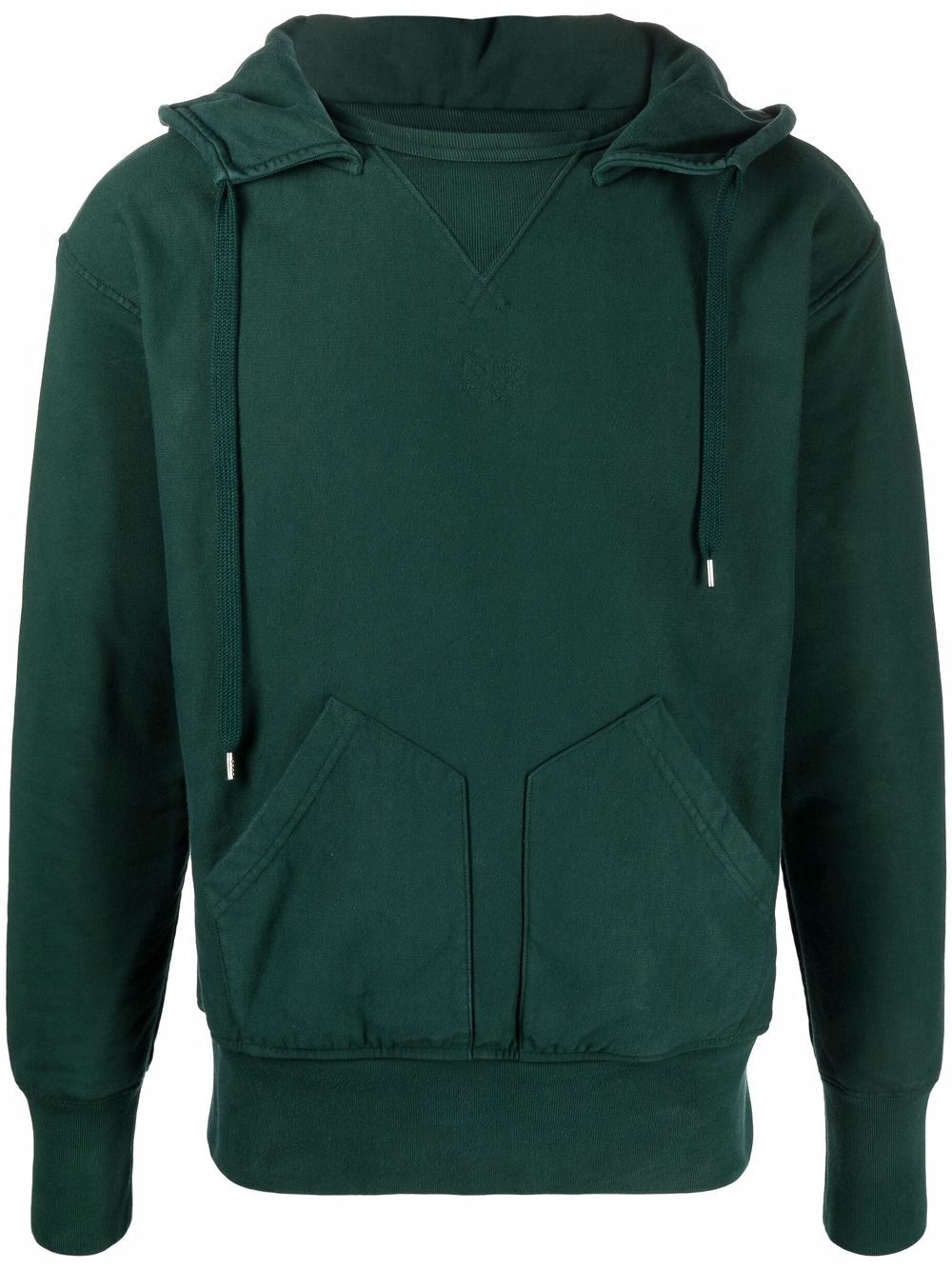 long-sleeve drawstring hoodie - 1