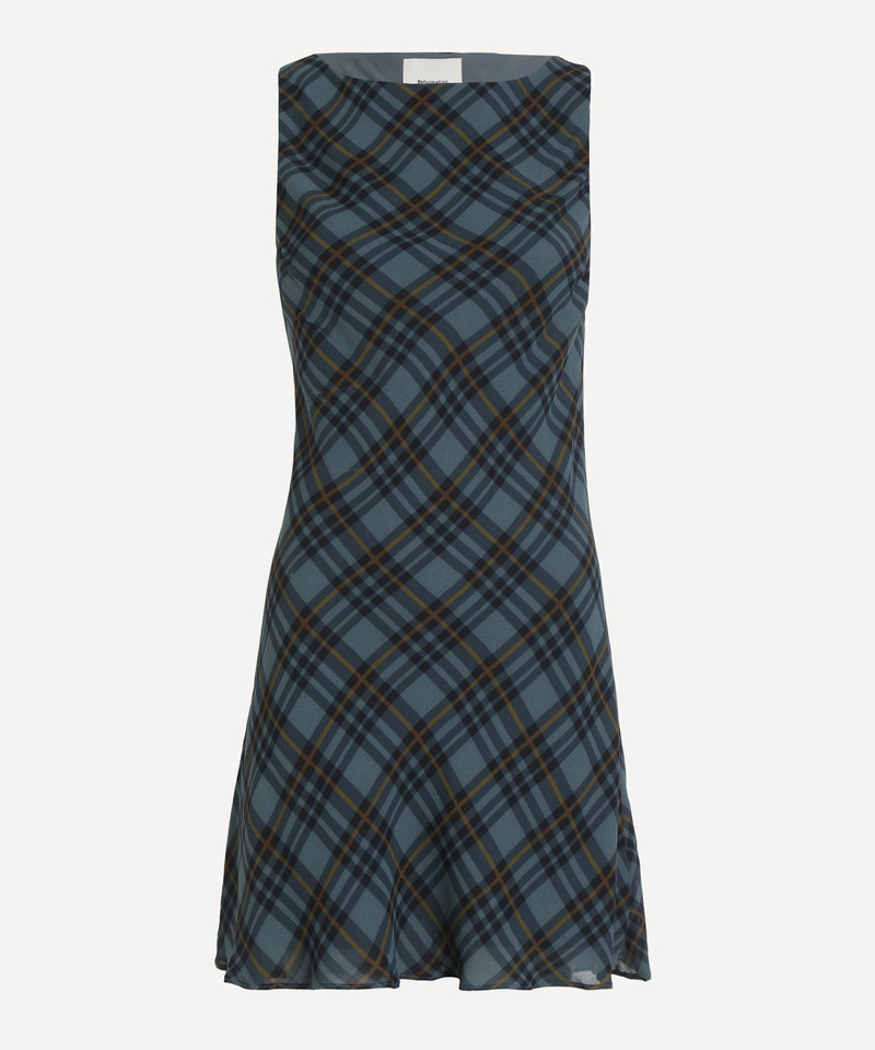 Dale Slate Plaid Mini Dress 1