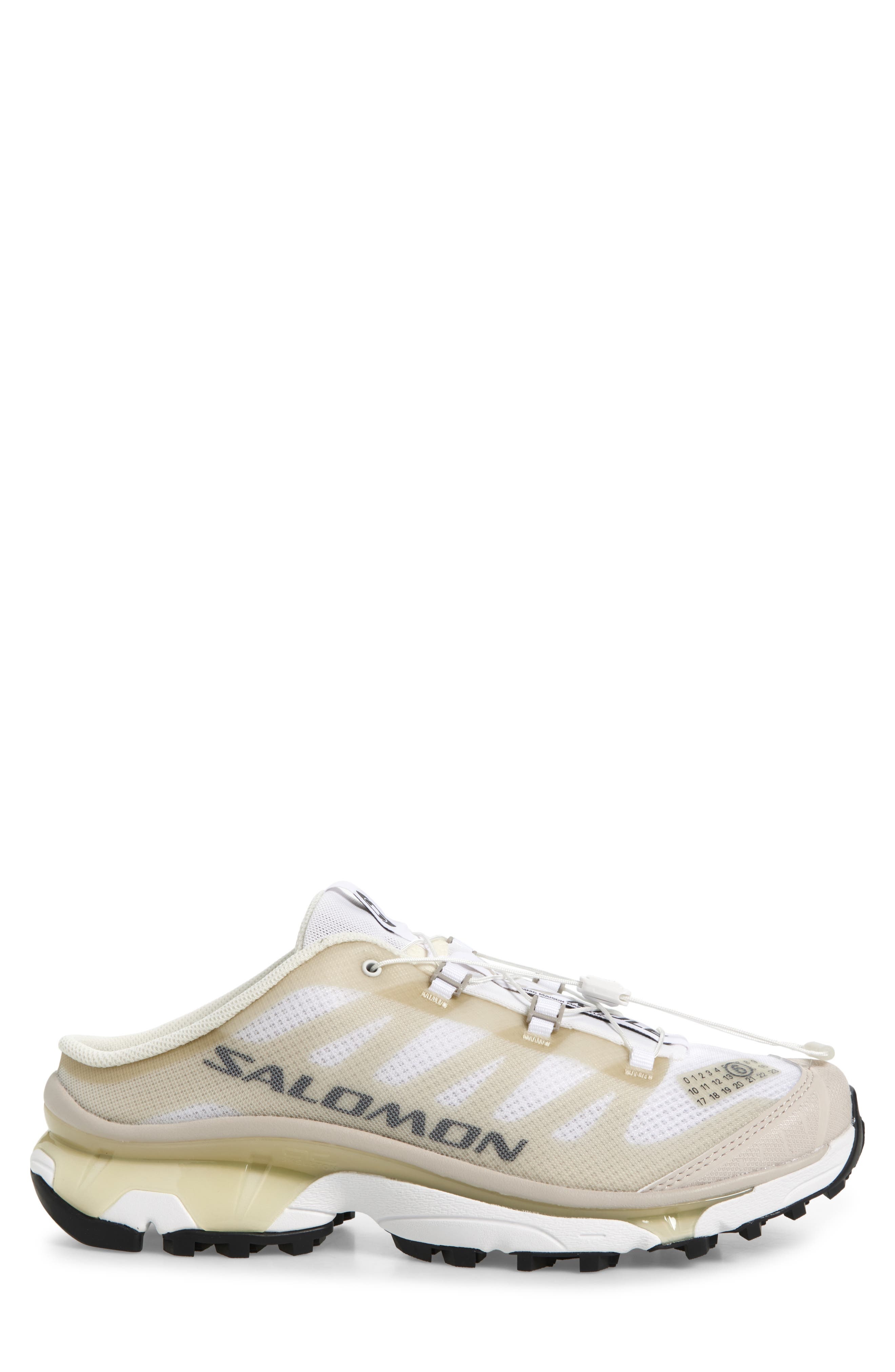MM6 Maison Margiela x Salomon XT-4 Sneaker Mule in White/Green Haz/Silver at Nordstrom - 3