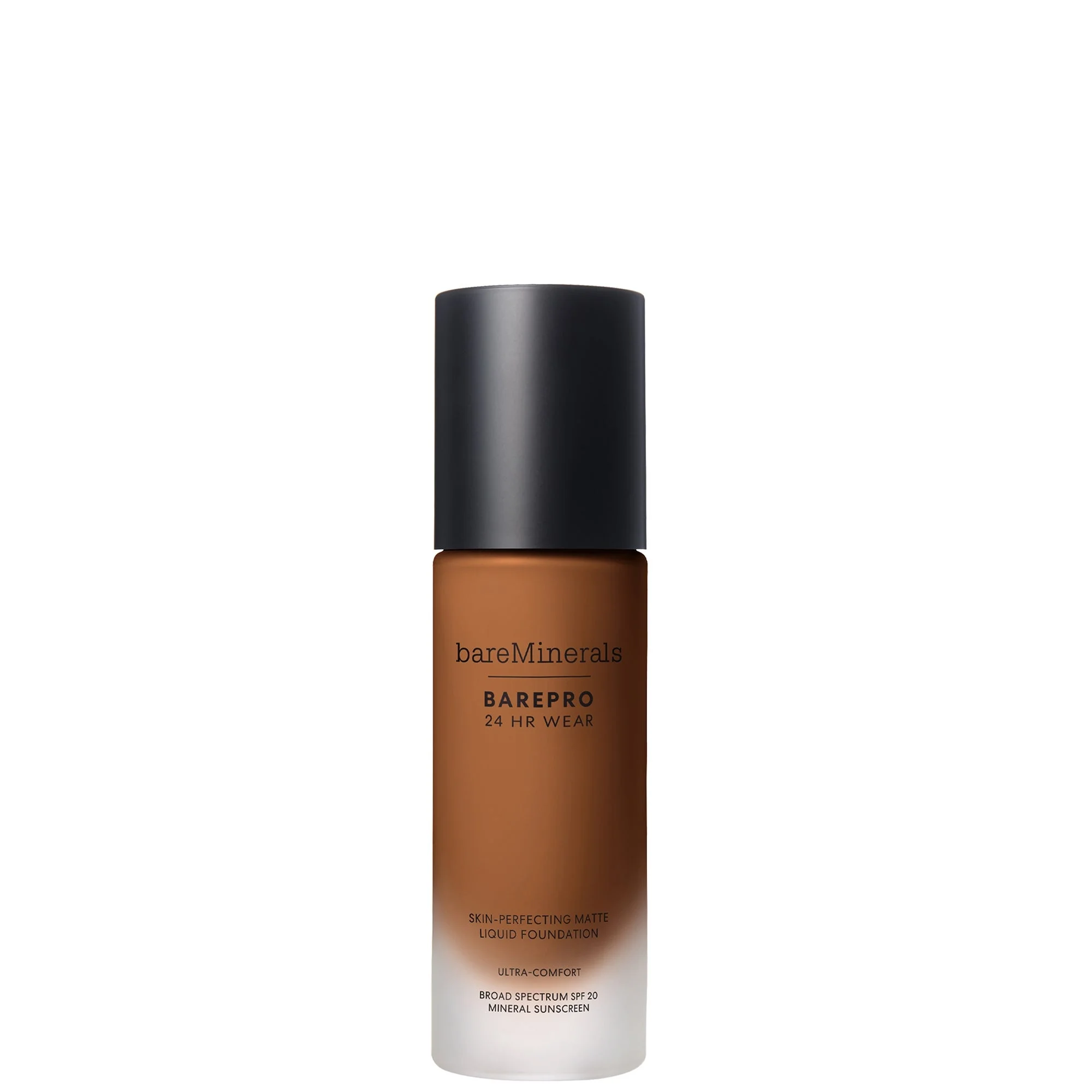 bareMinerals BAREPRO® 24 Hour Matte Liquid Foundation Mineral SPF 20 - Deep 55 Warm - 1