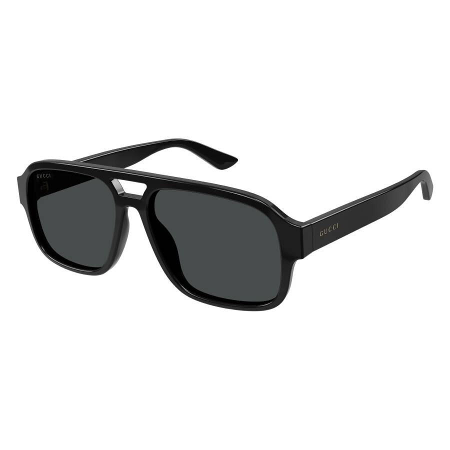 Gucci Smoke Navigator Men's Sunglasses GG1342S 001 59 - 2