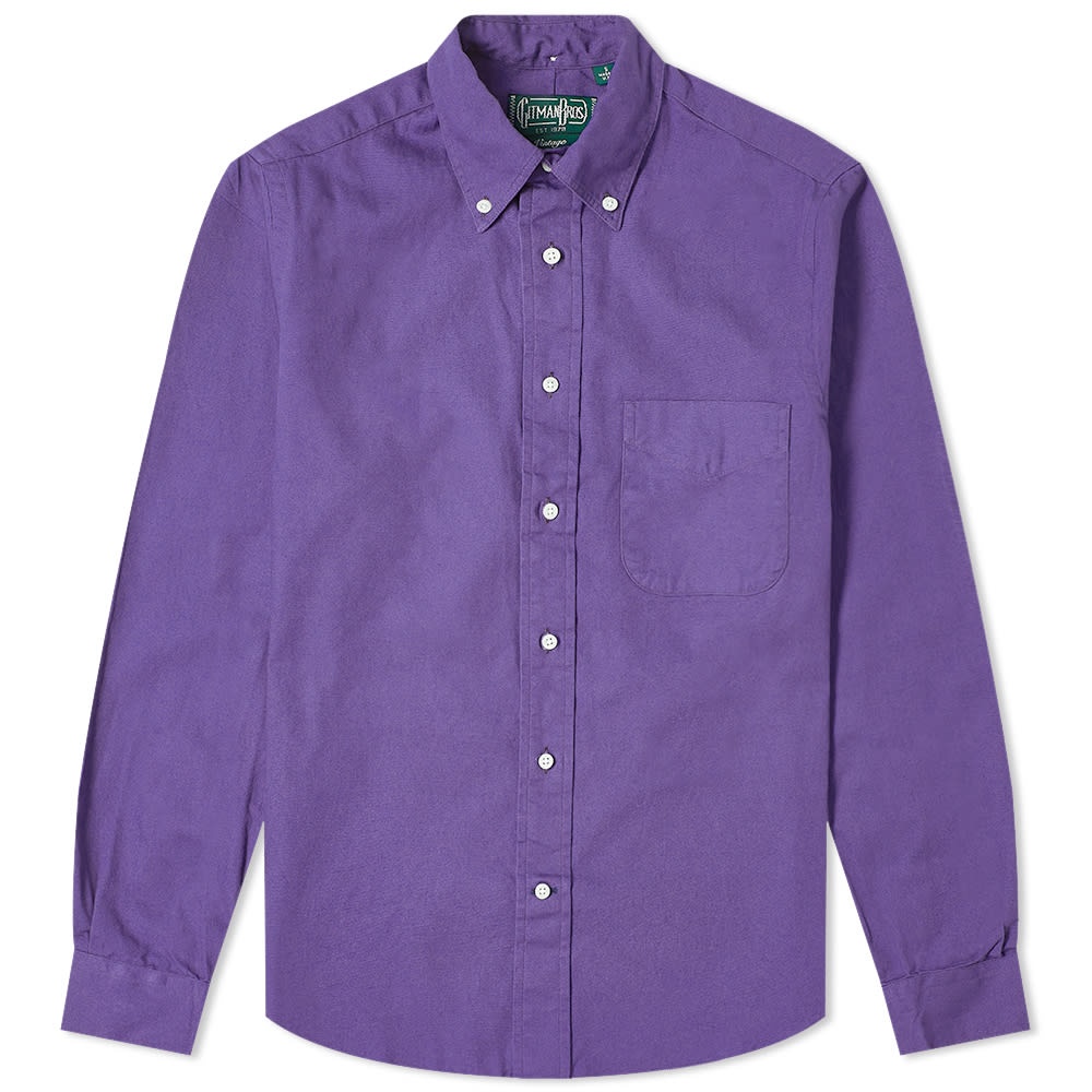 Gitman Vintage Button Down Overdyed Oxford Shirt - 1