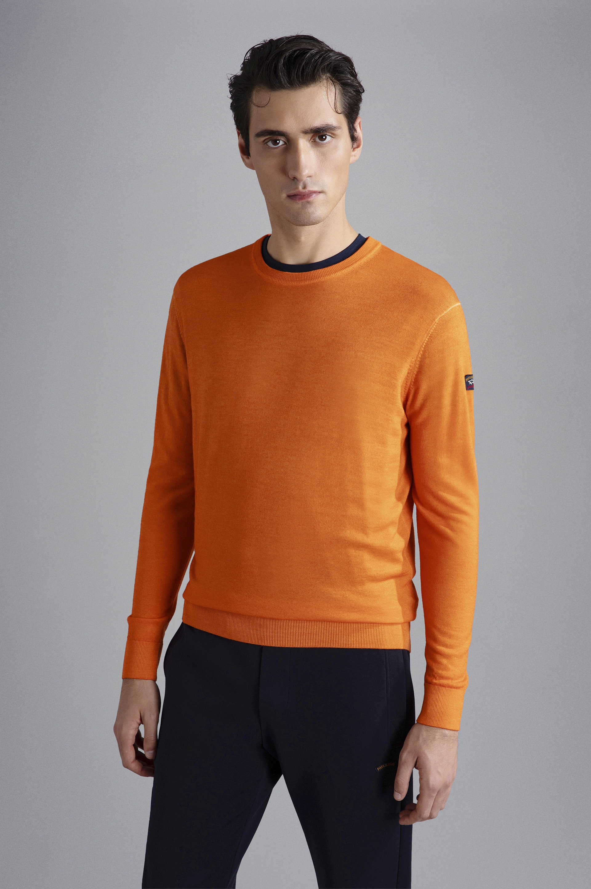 GARMENT-DYED SUMMER WOOL SWEATER - 6