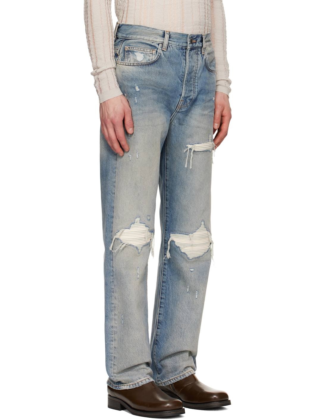 Blue Suede Straight MX1 Jeans - 2