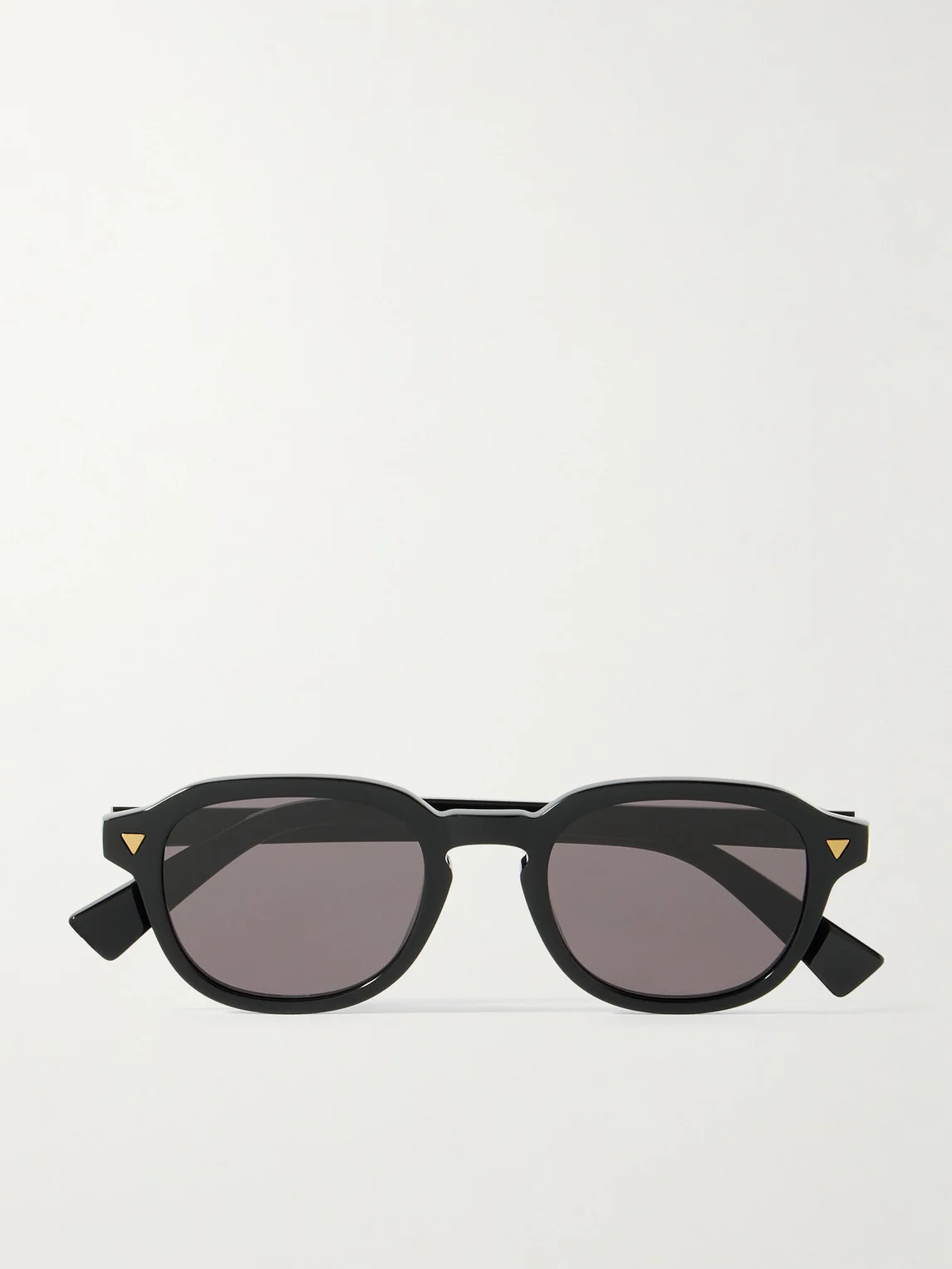 Round-Frame Recycled-Acetate Sunglasses - 1
