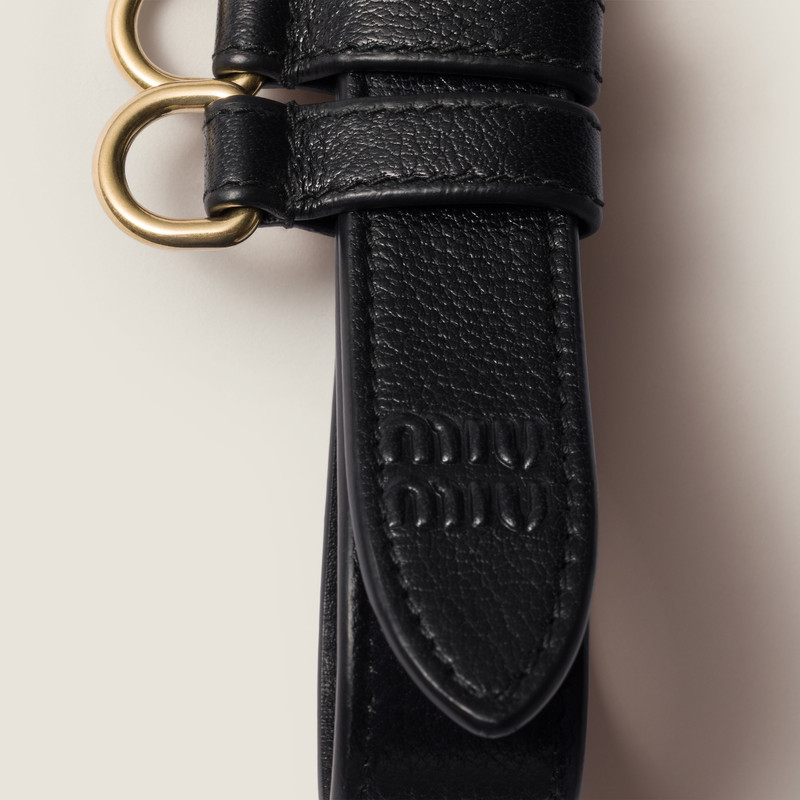 Miu Miu Leather belt outlook