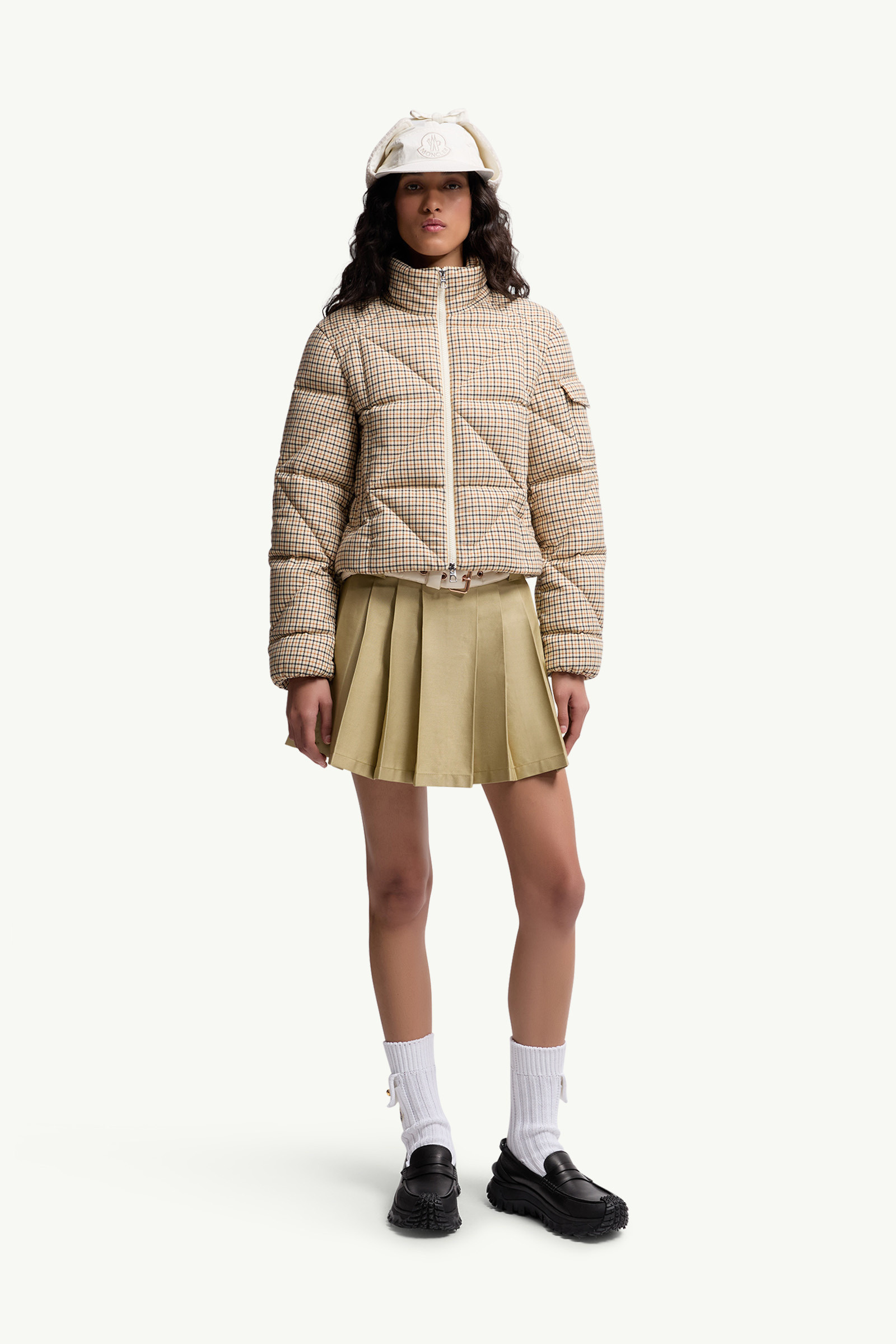 Keros Diamond-Quilted Wool Blend Short Down Jacket - 2