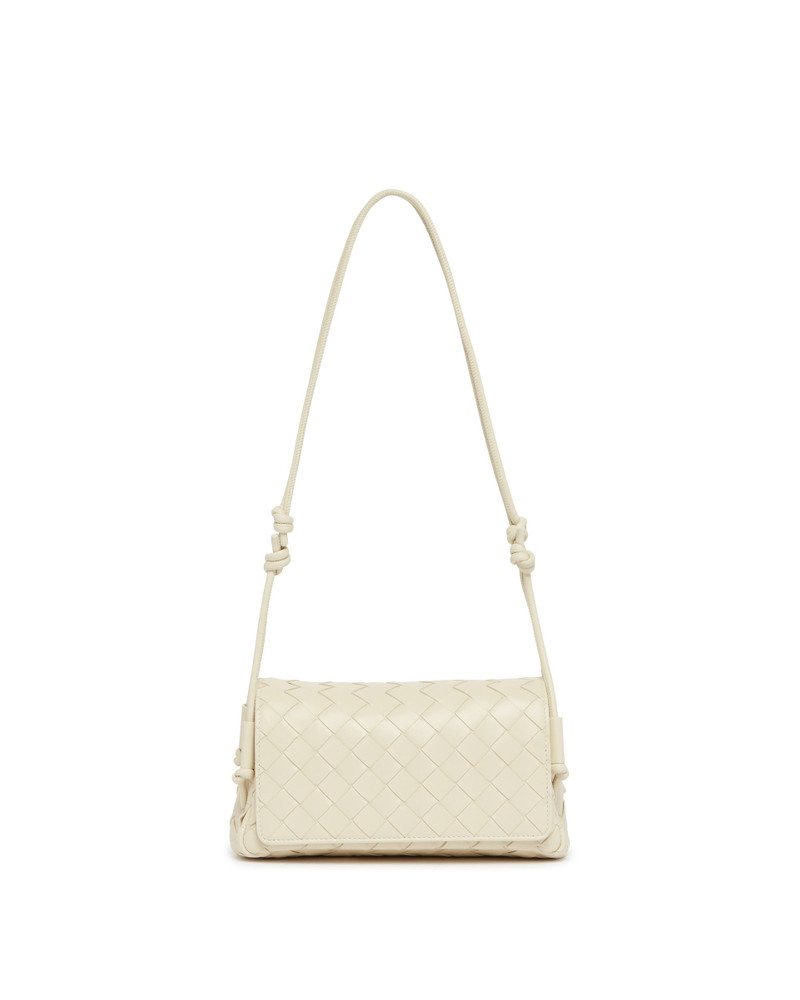 White Leather Notturno Clutch 1