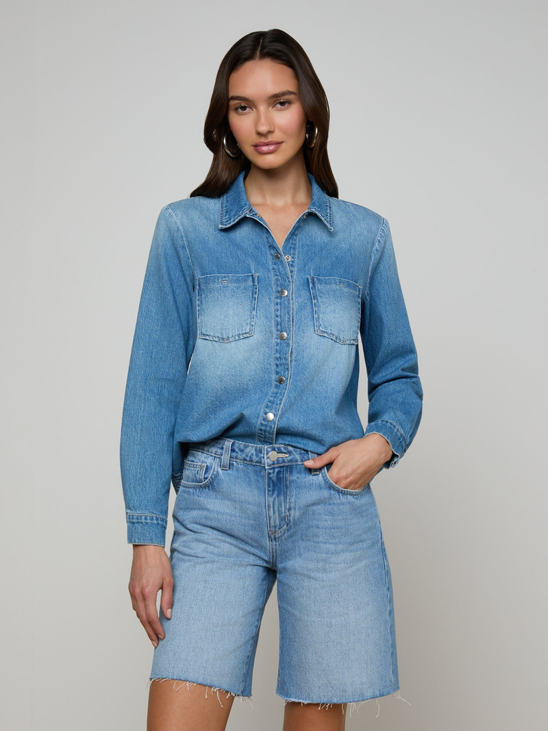 L'AGENCE Isla Shirt outlook