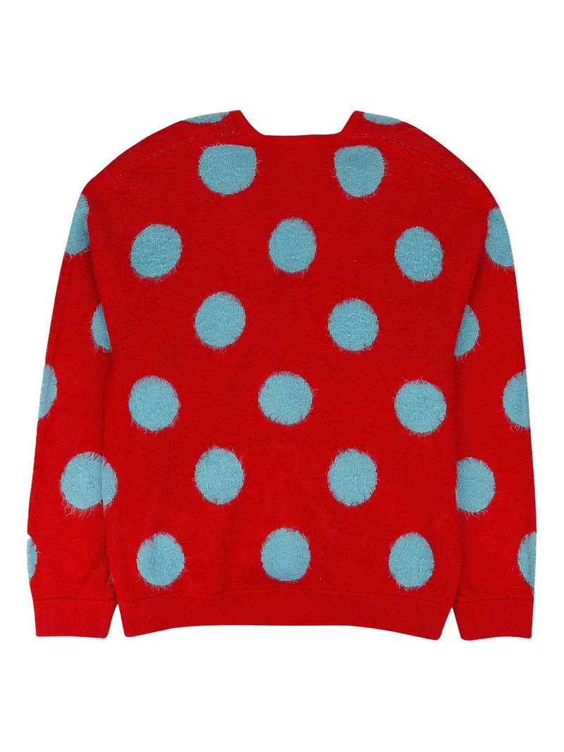 Supreme polka dot cardigan outlook