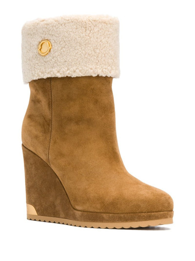 Moncler Zannie wedge boots outlook