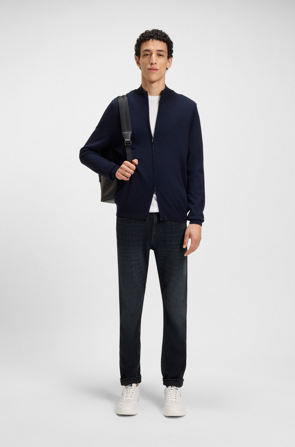 DELAWARE SLIM-FIT JEANS IN BLUE MECHANICAL-STRETCH DENIM - 3
