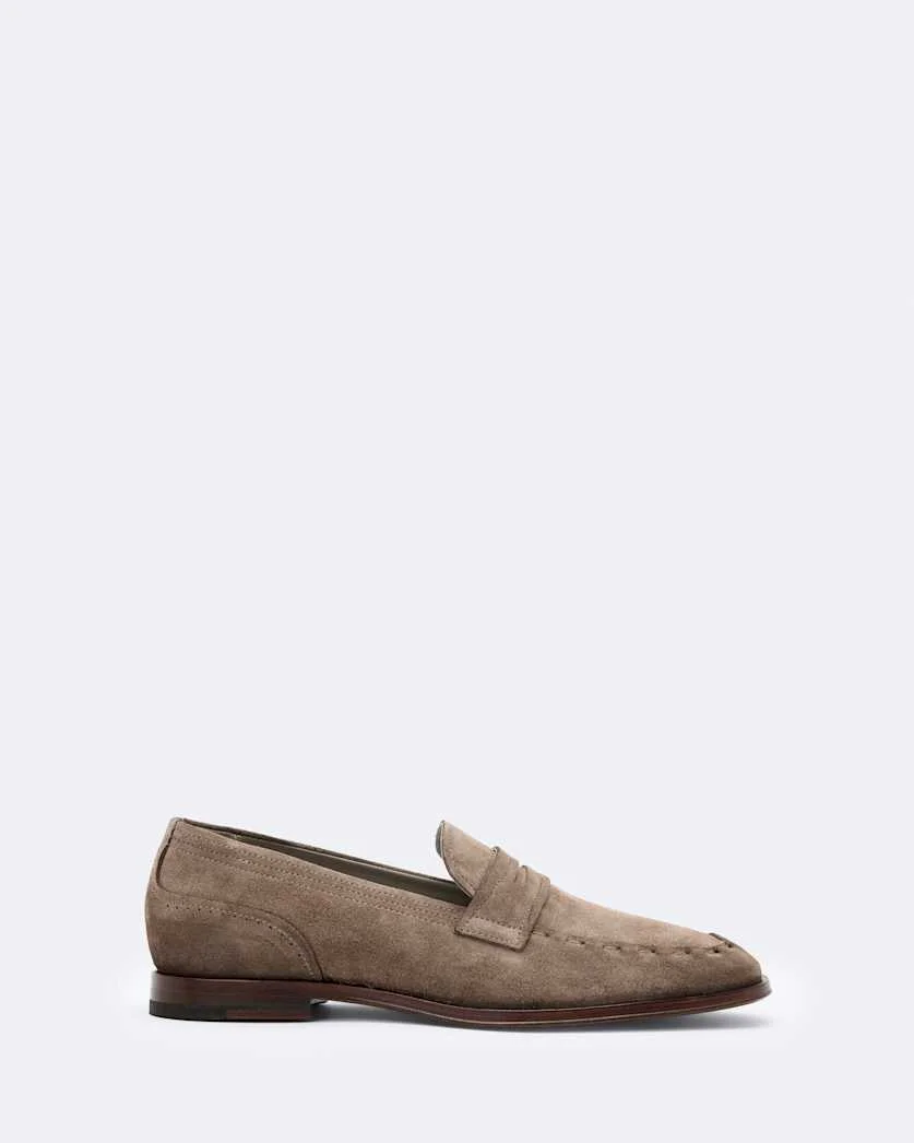 JULES HAND-STITCHED SUEDE LOAFERS - 1