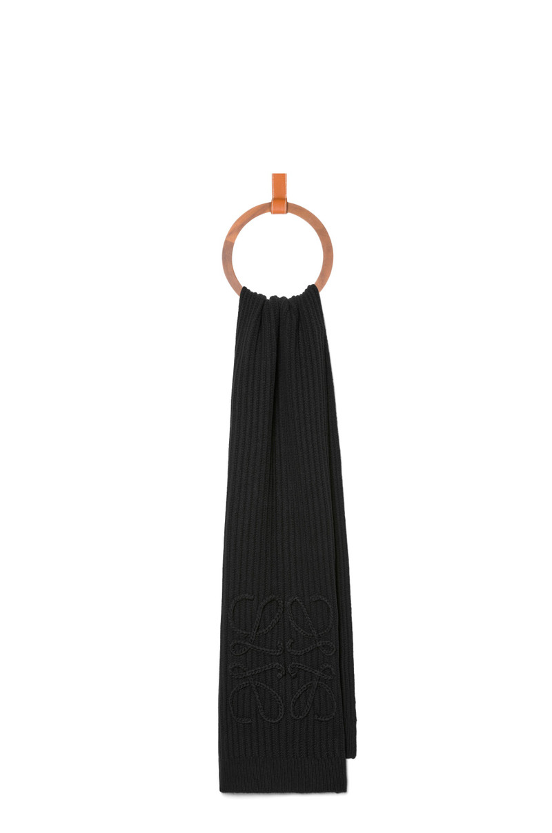 Loewe Anagram scarf in wool outlook
