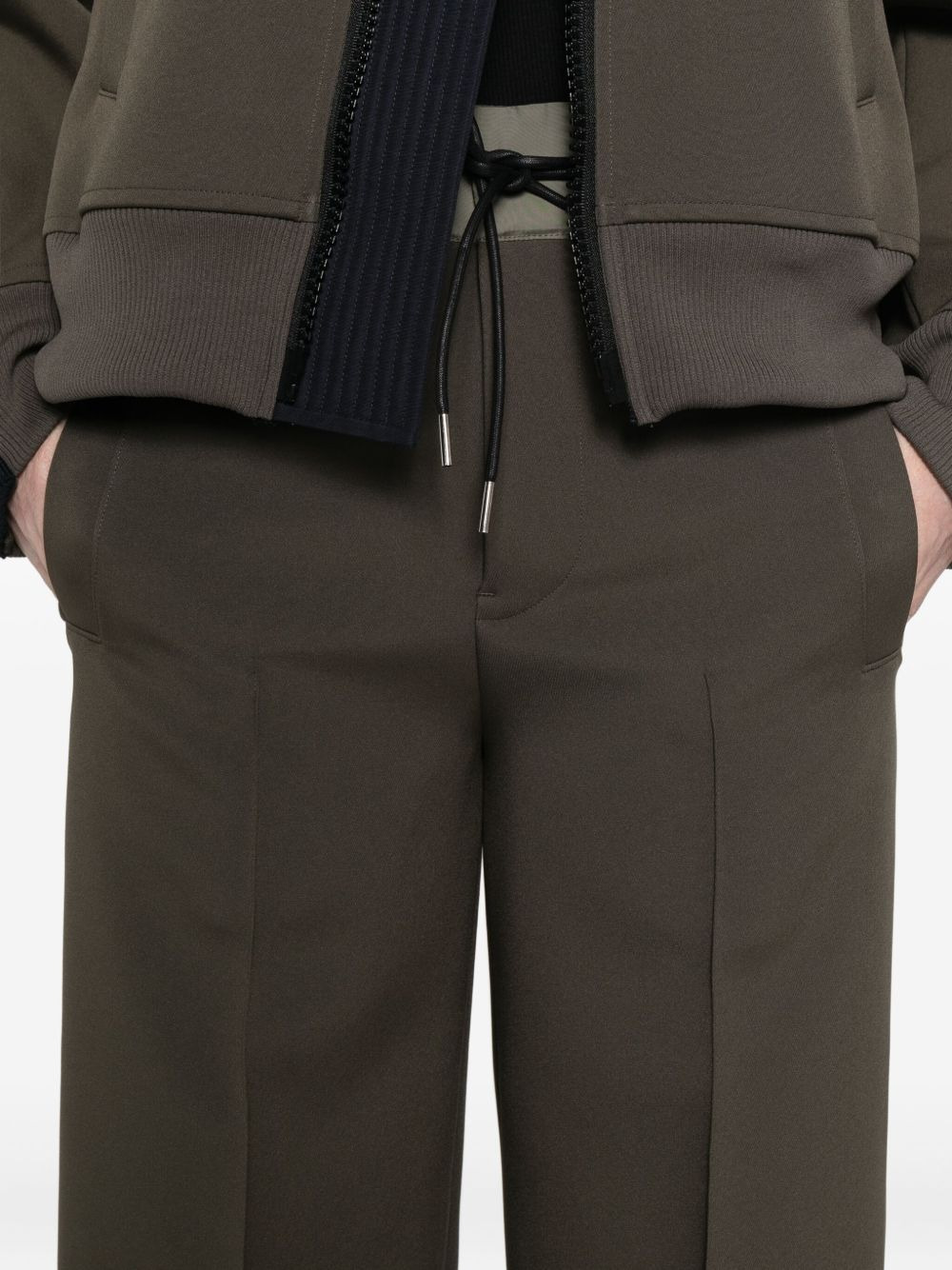drawstring-waist trousers - 5